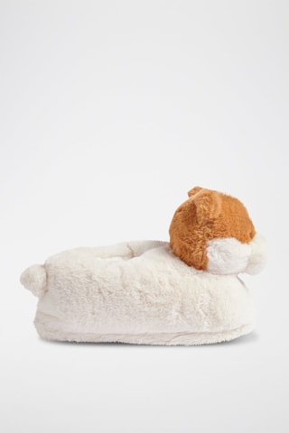 Pantoffels met Oortjes Gabin - Ecru