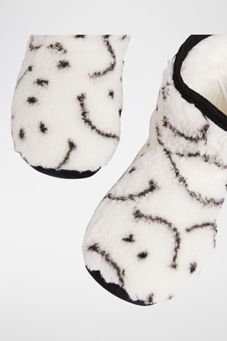 Hoge Gevoerde Pantoffels Aidy - Ecru