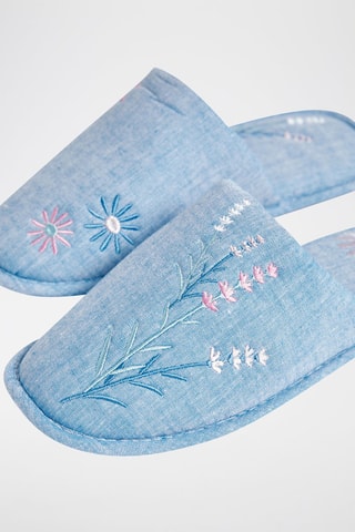 Linnen Pantoffels Beline - Ecru