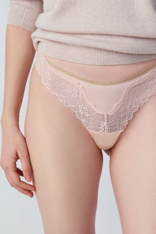 Tanga Scintille - Beige