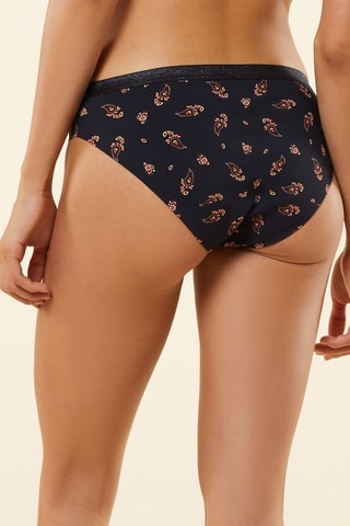 Tanga  Menstruatieslips Zwart