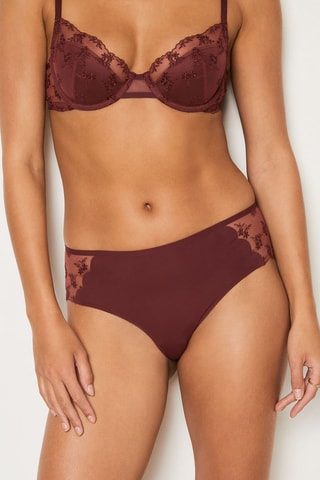 Hipster Idylle - Bordeauxrood