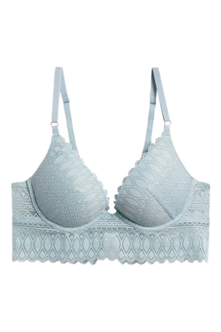 Push-up Beha Gravure- Hemelsblauw