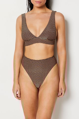 Bikinitop George - Bruin