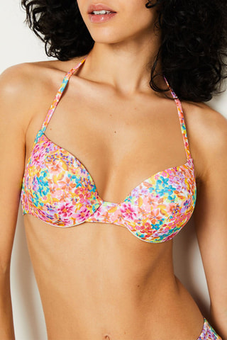 Reggiseno - Bianco e rosa - Etam