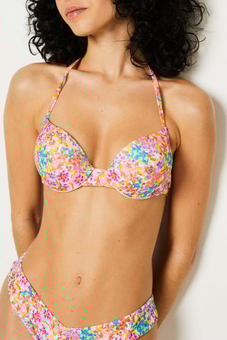 Reggiseno - Bianco e rosa - Etam