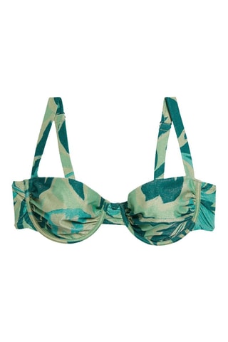 Reggiseno bikini Tropical - Verde