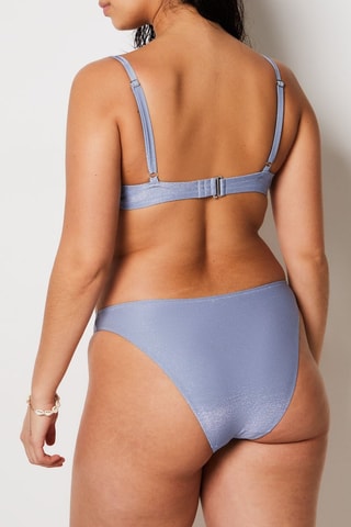 Reggiseno bikini glitterato Florida - Grigio