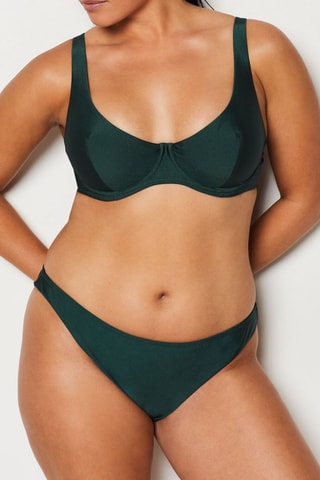 Reggiseno bikini Caleta - Verde scuro