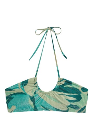 Reggiseno bikini Tropical - Verde