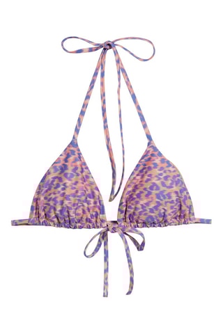Reggiseno bikini - Malva e azzurro - Etam
