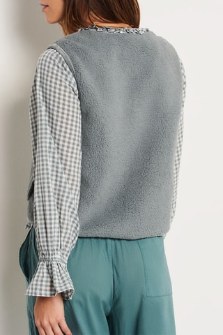 Mouwloos Vest Winter - Zeegroen