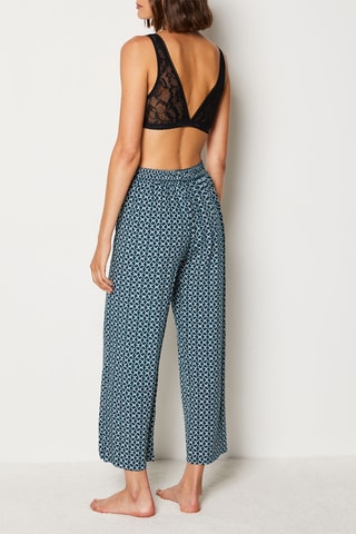 Broek Hoge Taille Siana - Turquoise