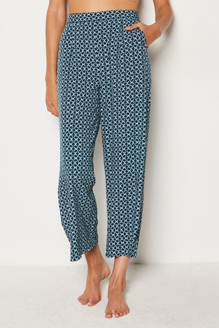 Broek Hoge Taille Siana - Turquoise