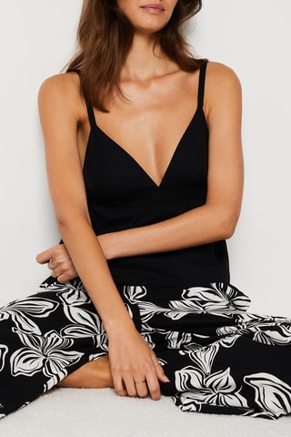 Broek Hoge Taille Rubi - Zwart