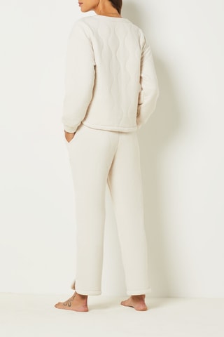 Broek hoge taille Danae- Beige