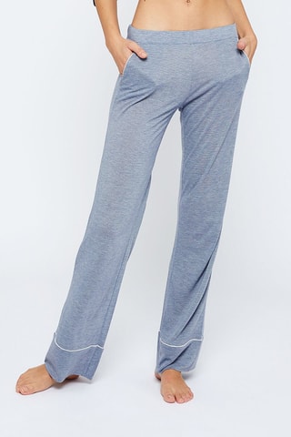 Rechte Broek Warm Day Marineblauw