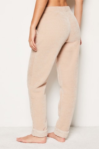 Velours Broek Mirya - Taupe