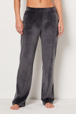 Velours Broek Polka - Antraciet