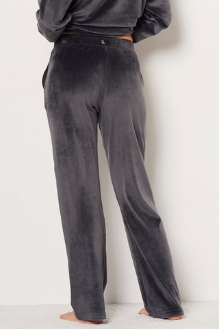 Velours Broek Polka - Antraciet