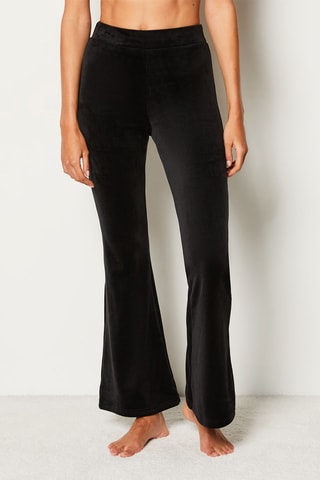 Velours Broek Marko - Zwart