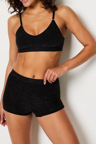 Bralette Amande Shiny - Zwart