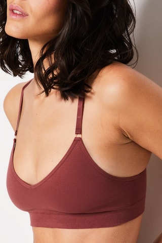Bralette Amande - Steenrood