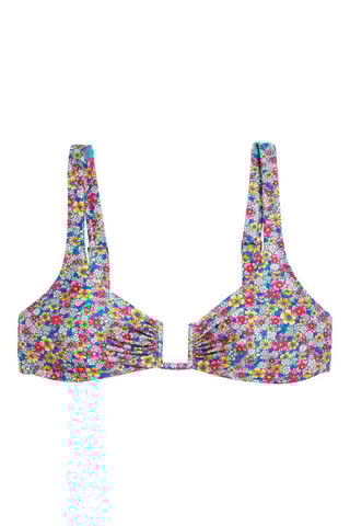 Slip bikini - Blu e rosa - Etam