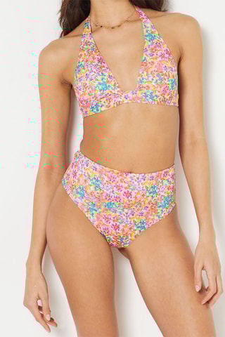 Slip bikini a vita alta - Rosa - Etam