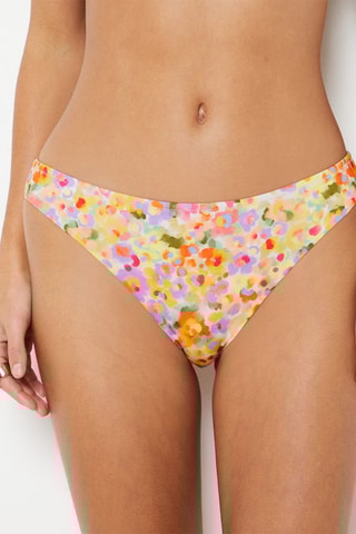 Slip bikini - Giallo e viola - Etam