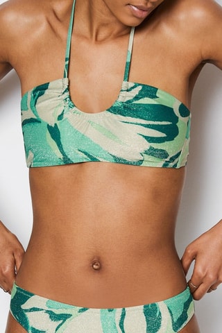 Slip bikini Tropical - Verde