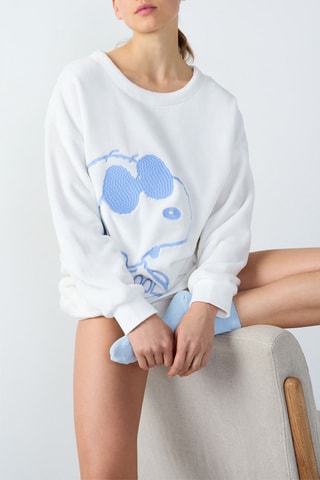 Camicia da notte Snoopy Snoopy e i Peanuts Fitz - Bianco