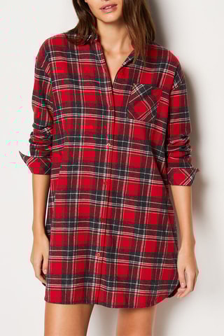 Camicia da notte Georgy - Rosso