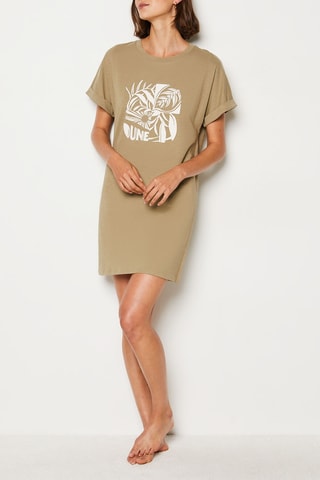 Camicia da notte Sileas - Kaki