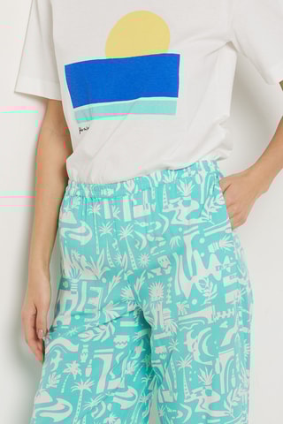 Pyjamabroek Gianna - Turquoise