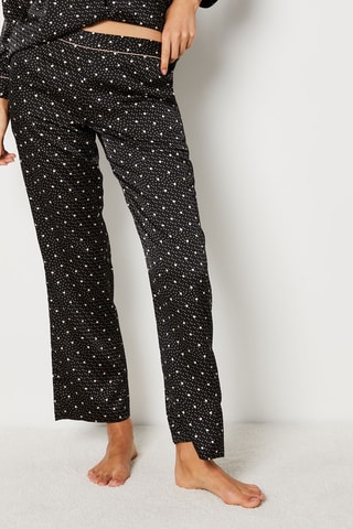 Pyjamabroek Polka Chic - Zwart en wit