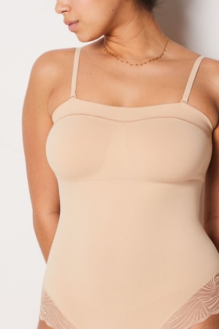 Stringbodysuit Power Lacey - Beige