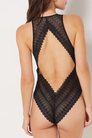 Bodysuit Gravure - Zwart