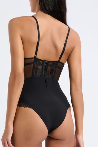 Tangabodysuit Desinvolte - Zwart