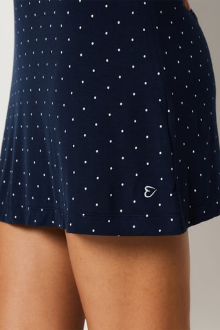 Slipdress Molly Dots - Marineblauw