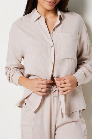 Linnen Blouse Sonny - Beige