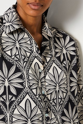 Blouse Silan - Zwart en wit