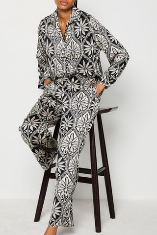 Blouse Silan - Zwart en wit