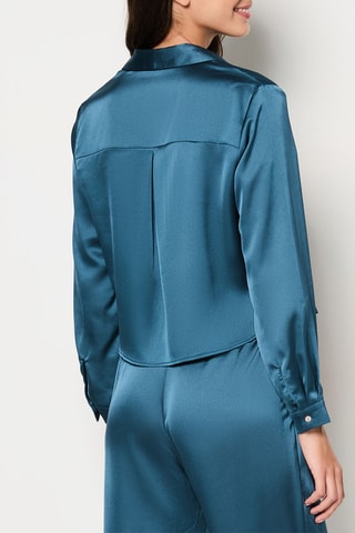 Blouse Marisa - Pauwblauw