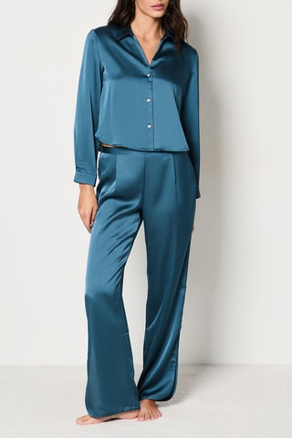 Blouse Marisa - Pauwblauw