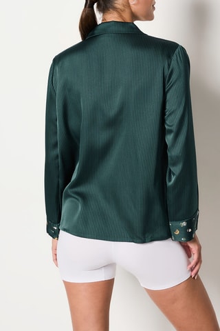 Blouse Bisa - Donkergroen