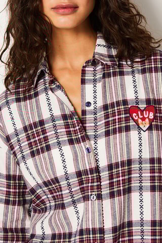 Pyjamablouse Grino - Ecru