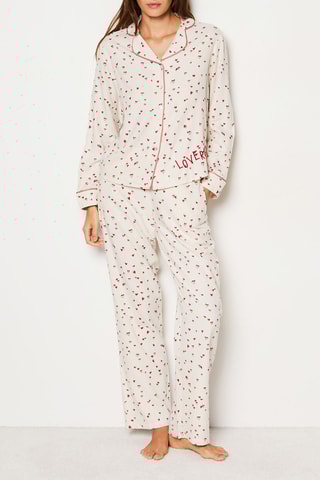 Pyjamablouse Gaetan - Ecru