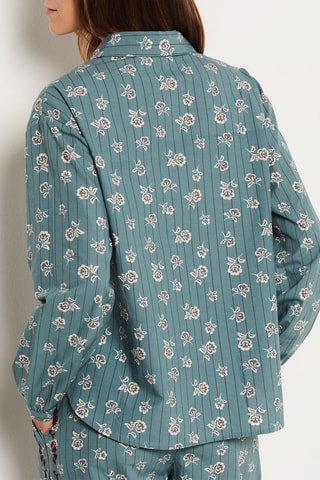 Blouse Wallen - Donkergroen