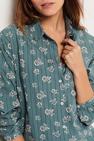 Blouse Wallen - Donkergroen